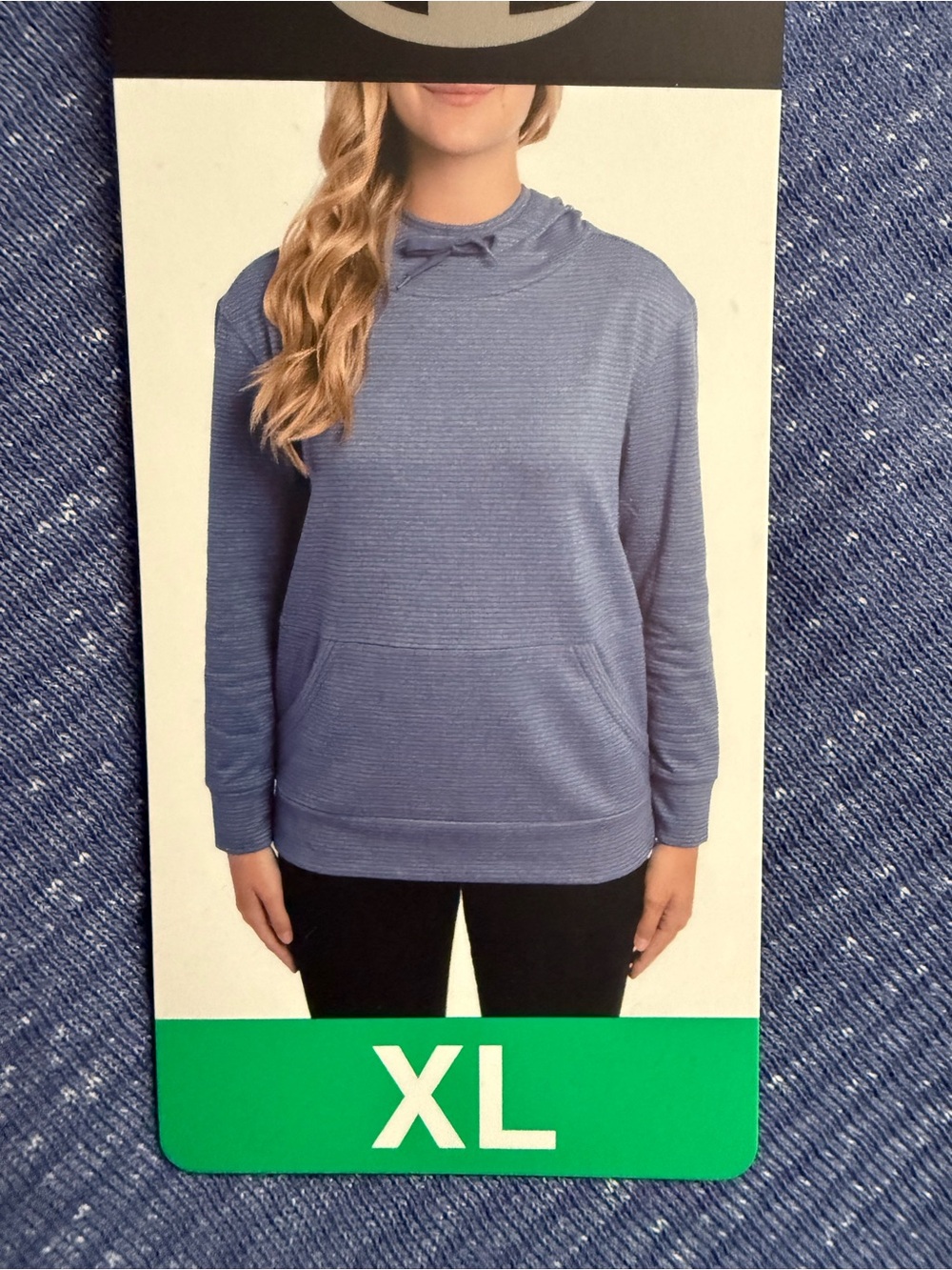 New with tags Women’s XL Champions Light Blue Hooded Sweatshirt